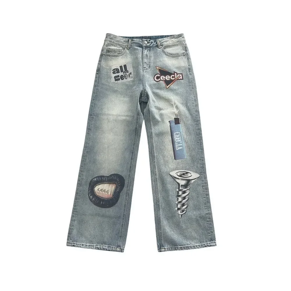 CEECLA Collage Digital Pants Size 34